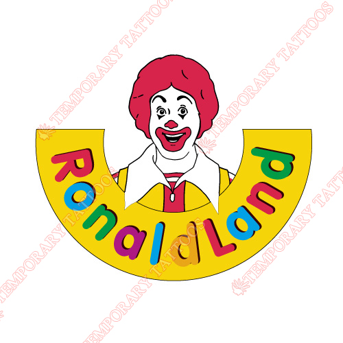 McDonalds Customize Temporary Tattoos Stickers NO.5555